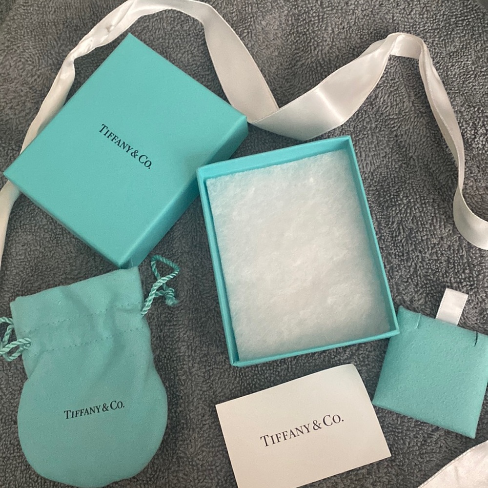 Authentic Tiffany’s necklace, set box